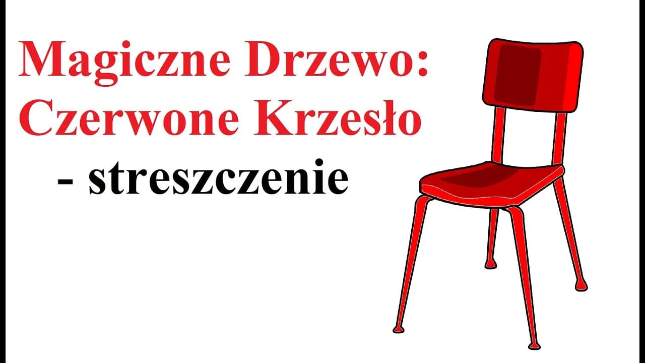 Czerwone krzesło recenzja. Czy warto? Magia, która wciąga!